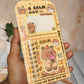 Cute Capybara Sticky Note Planner | Kawaii Stationery for Journaling