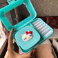Hello Kitty Jewellery Organizer Box | Cute Travel-Friendly Accessories Storage with Mirror & Compartments