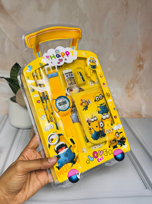 Kids Gift Hamper with Watch | Stationery Set Theme Kit