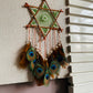 Bohemian Star Dreamcatcher - Peacock Theme - Teal By Tanvi