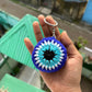 Evil Eye Stuffed Crochet Keychain