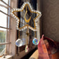 Star Crystal Suncatcher with AB Crystals | Rainbow Reflections