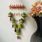 7-Bell Ceramic Windchime - Forest Green - Teal By Tanvi
