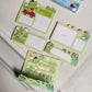 Dino Sticky Notes 4 Piece Set | Dinosaur Memo Pads for school