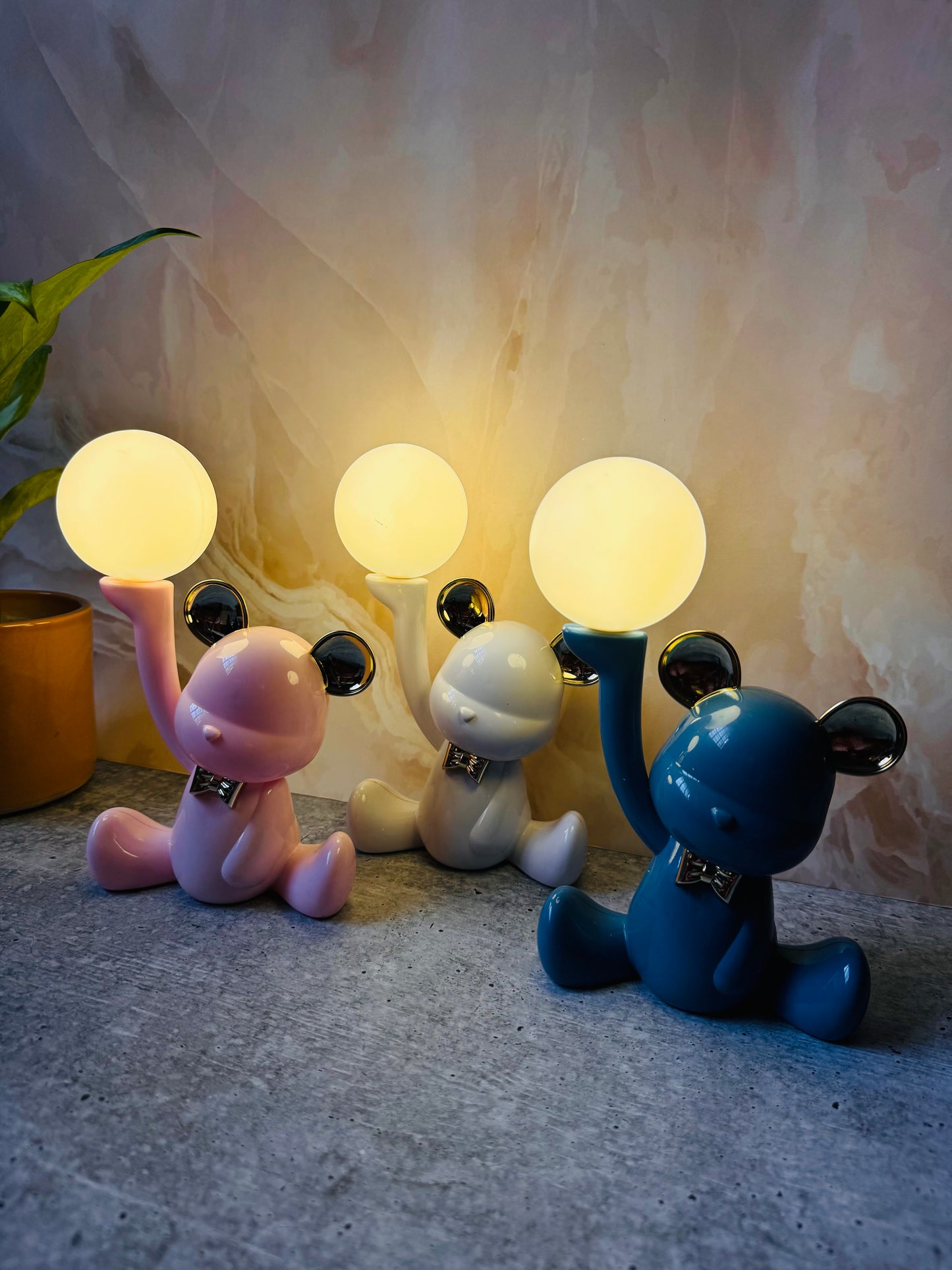 Mini Teddy Mickey Desk Lamp | USB Rechargeable | Glow Bear Table Lamp