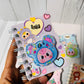 3D Puffy Cover Mini Spiral Notebooks