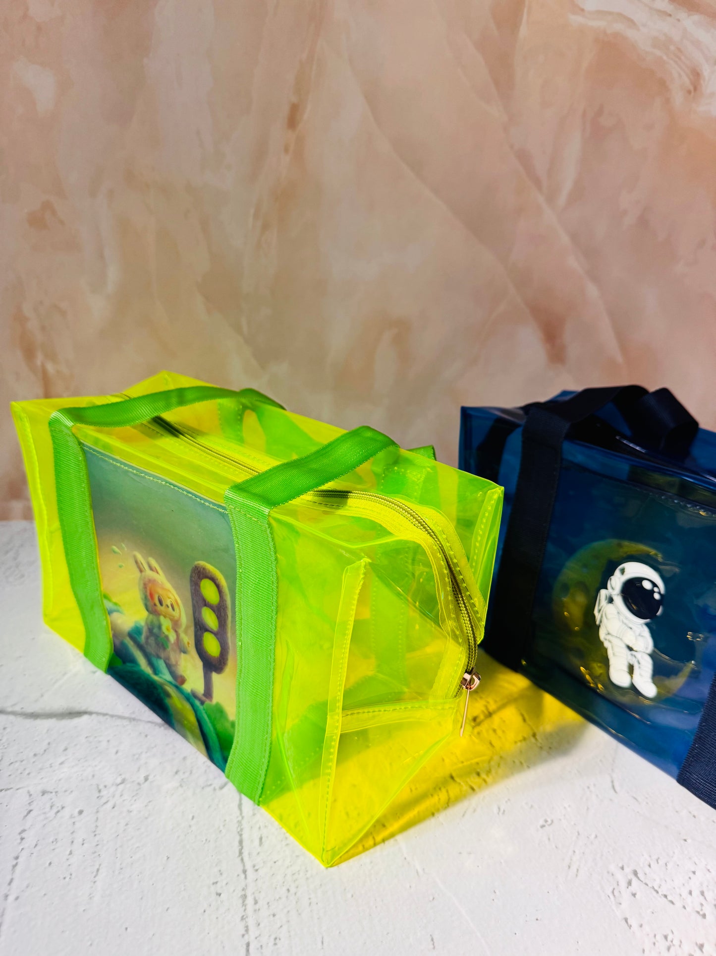 Transparent Duffle Bag for Travel | Diaper and Essentials Bag for Kids