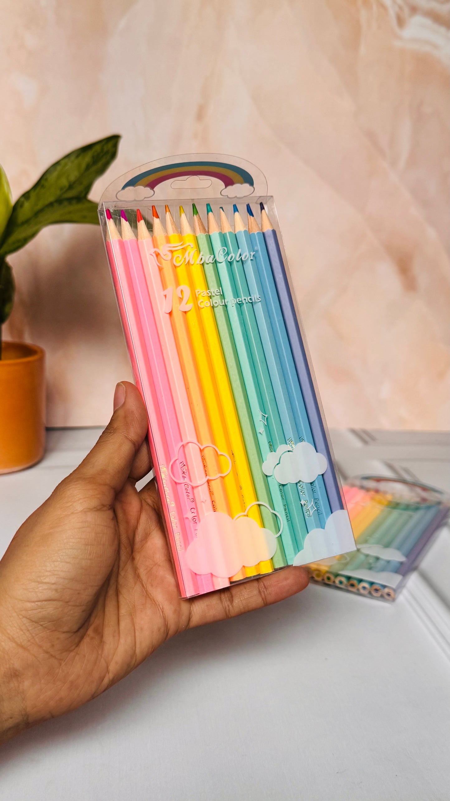 Pastel Colour Pencils - Set of 12