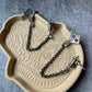 Premium Quality Silver Lookalike Kite Design Earring with Ear Cuff