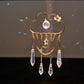 Cloud Crystal Suncatcher with AB Crystals | Rainbow Reflections
