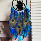 Radha Krishna Acrylic Dreamcatcher - Teal By Tanvi