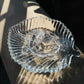 Feng Shui Glass Crystal Tortoise with Plate - Large