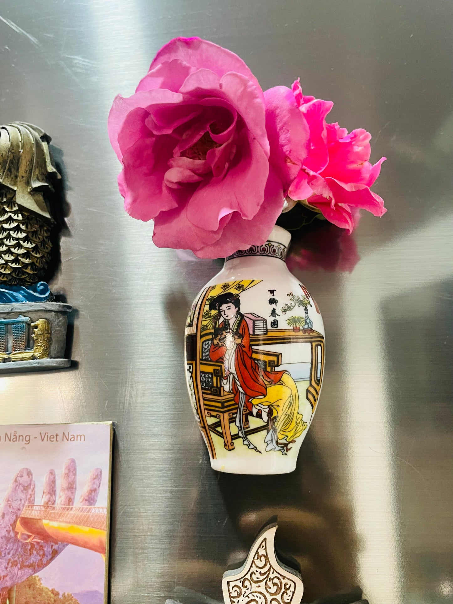 Flower Vase Fridge Magnet