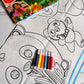 DIY Color-Your-Own Mat for Kids | Craft Kit | Washable and Reusable | Coloring Mat