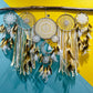 Giant Bohemain Cluster Dreamcatcher - Brown Hues - Teal By Tanvi