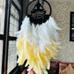 Mahadev Shiva Acrylic Dreamcatcher - Cream and White