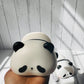Cute Lazy Panda Silicone Night Light | Soft Touch Nursery Lamp | 3 Touch Brightness Levels