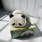 Cute Lazy Panda Silicone Night Light | Soft Touch Nursery Lamp | 3 Touch Brightness Levels