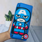 Superhero Pencil Pouch | Cartoon Zipper Case for Kids | Batman, Spiderman , Captain America