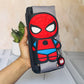 Superhero Pencil Pouch | Cartoon Zipper Case for Kids | Batman, Spiderman , Captain America