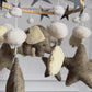Felt Cot Mobile Hanging Grey Elephant - Baby/Kids Room Decor