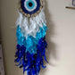 Evil Eye Crochet Dreamcatcher - Teal By Tanvi