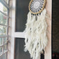 White Crochet Dreamcatcher - Teal By Tanvi