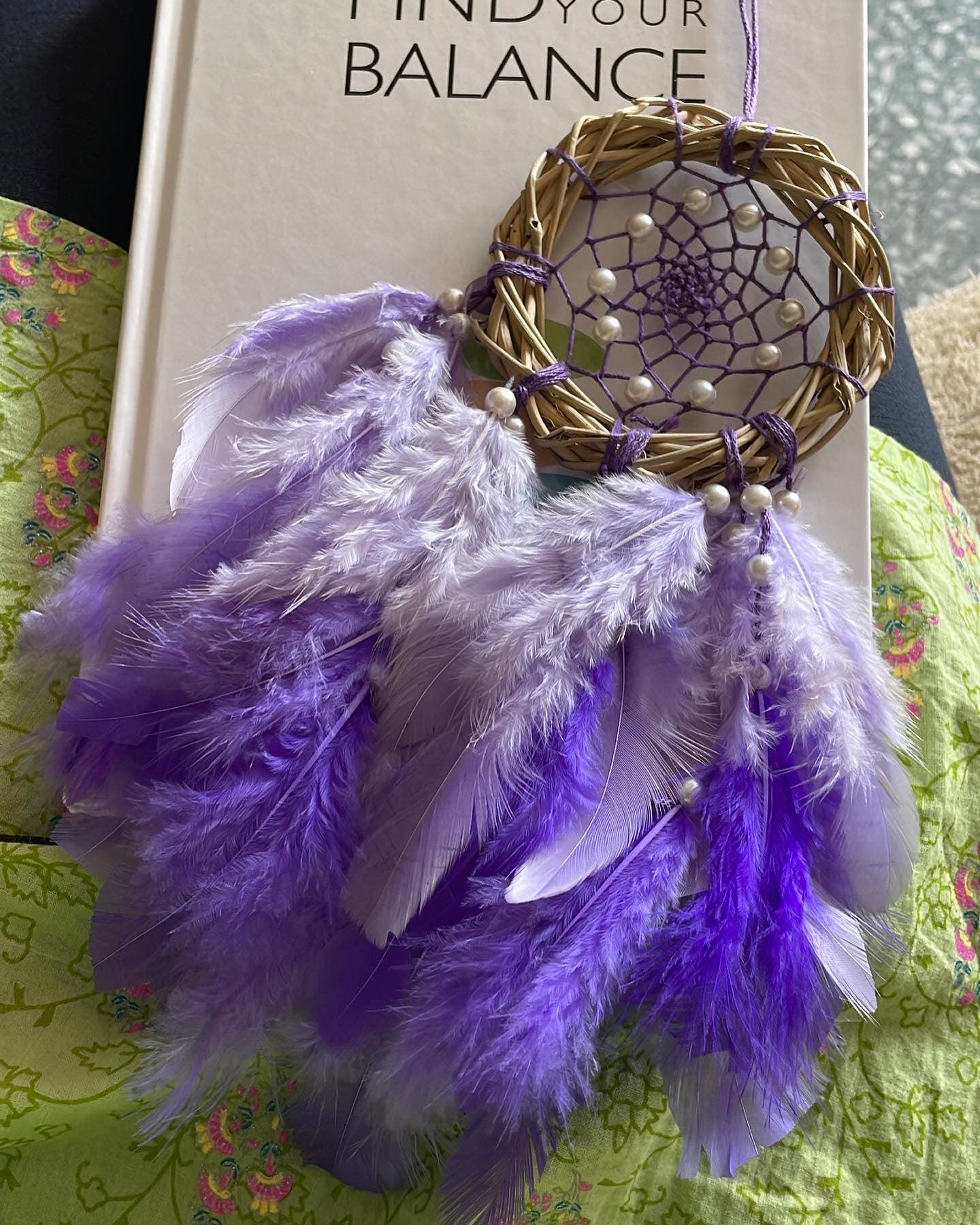 Purple Mini Car Hanging Dreamcatcher - Teal By Tanvi