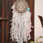 White Lace Dreamcatcher - Teal By Tanvi