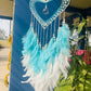Crystal Heart Dreamcatcher - Sea Green - Teal By Tanvi