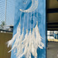 Pearl Mooncatcher White Wall Hanging - Teal By Tanvi
