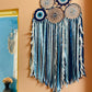 Evil Eye Cluster Dreamcatcher - Teal By Tanvi
