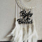 Baby On Board Mooncatcher White Wall Hanging - Teal By Tanvi